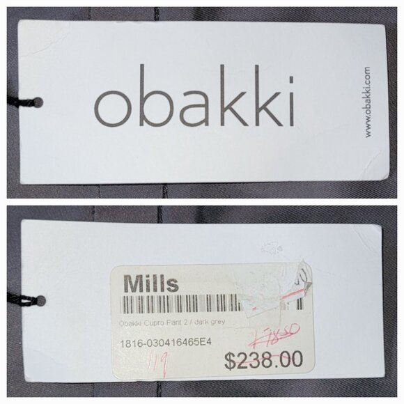 2  | Obakki | Mills Cupro Chic Skinny Dress Pants - Picture 5 of 7